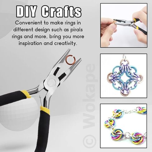 Wokape 2881Pcs 24 Colors 6mm Open Jump Rings with Pliers, Open Jump Rings Aluminum Round Rings for Jewelry Making DIY Necklaces Bracelet Earring in Saudi Arabia