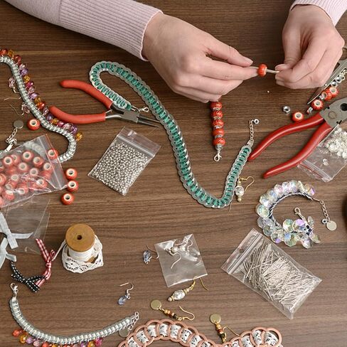 Jawflew Stainless Steel Jump Rings Connector Rings for Jewelry Making Bulk Rings for DIY Arts Crafts Organization, 970PCS (Silver) in Kuwait