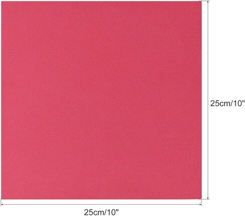 uxcell Red EVA Foam Sheets 10 x 10 Inch 7mm Thickness for Crafts DIY Projects, 4 Pcs in Saudi Arabia