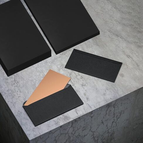 FSWCCK 25 ورقة من الورق السميك الفارغ، بطاقات مقاس 8.5 × 11 بوصة لصنع بطاقات الحرف اليدوية، والدعوات، ومستلزمات بطاقة الشكر وسجل القصاصات (أسود) in Kuwait