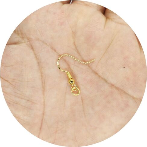 1000 قطعة من الذهب خواتم القفز لصنع المجوهرات 6 مم مطلية بالذهب خواتم قفز مفتوحة لصنع القرط. in Kuwait