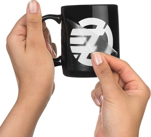 أوراق فينيل بيضاء لامعة دائمة أفضل من لفافات الفينيل - EZ Craft الولايات المتحدة الأمريكية - 30.48 سم × 30.48 سم - 40 ورقة لاصقة داعمة تعمل مع الكريكت وغيرها من القطاعات in Kuwait