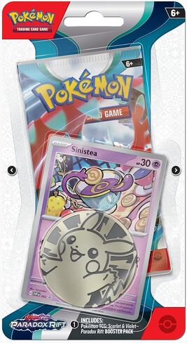 Pokemon TCG: Scarlet & Violet - Paradox Rift - Checklane Blister Pack (Random, Pineco OR Sinistea) in Saudi Arabia