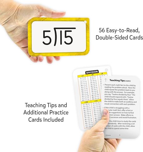 Teacher Created Resources Division Flash Cards (EP62036) in Saudi Arabia