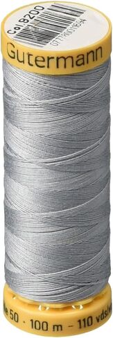خيط من القطن الطبيعي 110 ياردة - خطوط فضية (عبوة من 5) in Saudi Arabia