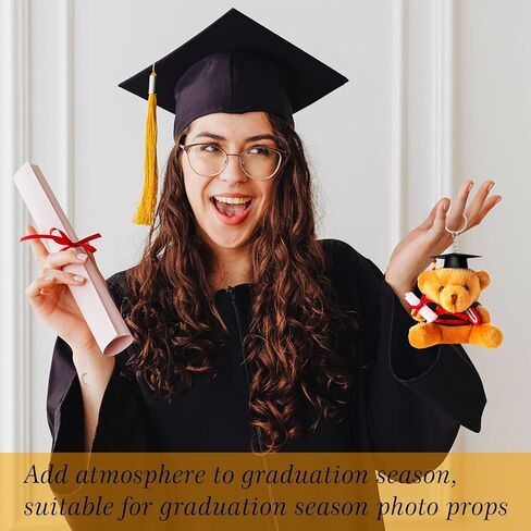 ZJoey 9 قطع صغيرة من القطيفة للهالوين تيدي بير هدية على شكل حيوان محشو قبعة سوداء هدية لها، له، هدية خريف 2023، لديكور المنزل والمكتب (9 قطع نمط D) in Kuwait