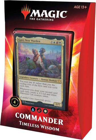 Magic: The Gathering Timeless Wisdom Ikoria Commander Deck | 100 Card Deck | 4 Foil Legendary Creatures in Saudi Arabia