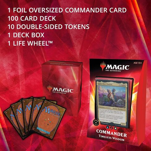 Magic: The Gathering Timeless Wisdom Ikoria Commander Deck | 100 Card Deck | 4 Foil Legendary Creatures in Saudi Arabia