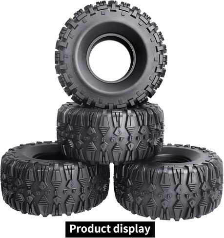 2.2 Crawler Tires with Foam Inserts fit 2.2 Beadlock Wheels, Height 5.31 inch (135mm) 4PCS Compatible with Traxxas TRX4 Axial SCX10 II III in Saudi Arabia