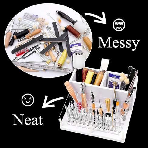 مجموعة ادوات العمل الجلدية تتضمن حامل ادوات جلدية، مجموعة مسامير وازرار كبس جلدية، ادوات ختم الجلد، مجموعة ادوات صناعة الجلد للمبتدئين والمحترفين in Kuwait