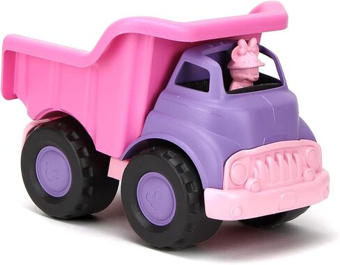 Green Toys Disney Baby Exclusive Minnie Mouse Dump Truck - Pretend Play, Motor Skills, Kids Toy Vehicle. No BPA, phthalates, PVC. Dishwasher Safe, Recycled Plastic, Made in USA. in Saudi Arabia