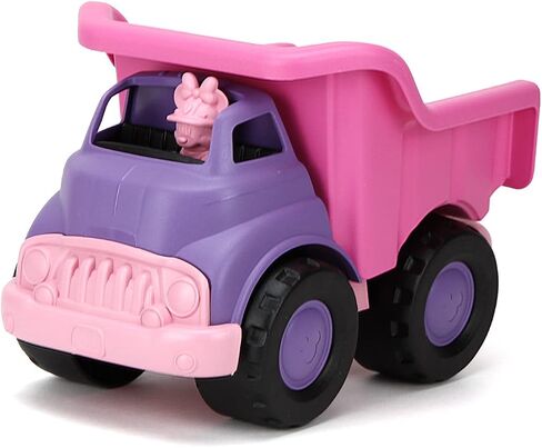 Green Toys Disney Baby Exclusive Minnie Mouse Dump Truck - Pretend Play, Motor Skills, Kids Toy Vehicle. No BPA, phthalates, PVC. Dishwasher Safe, Recycled Plastic, Made in USA. in Saudi Arabia