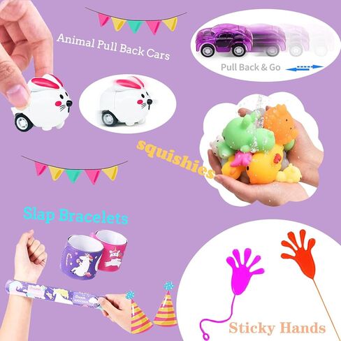 Aibequ 100 Pcs Party Favors for Kids 3-5 4-8-12,Birthday Party Favors for Goodie Bag Stuffers,Treasure Box Toys for Classroom,Prizes for Kids,Pinata Fillers,Carnival Prizes,Stocking Stuffers in Kuwait