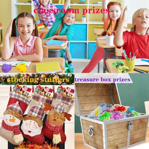 Aibequ 100 Pcs Party Favors for Kids 3-5 4-8-12,Birthday Party Favors for Goodie Bag Stuffers,Treasure Box Toys for Classroom,Prizes for Kids,Pinata Fillers,Carnival Prizes,Stocking Stuffers in Kuwait