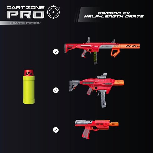 دارت زون برو سيريز بامبو 2X عبوة إعادة تعبئة السهام الإسفنجية بنصف الطول in Kuwait