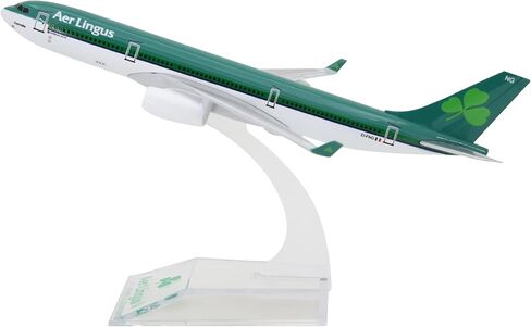 TANG DYNASTY 1:400 Air Bus A330-300 Ireland AER Lingus نموذج طائرة معدنية لعبة طائرة نموذج طائرة (أخضر) in Kuwait