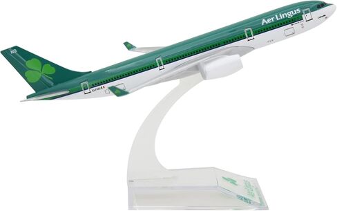 TANG DYNASTY 1:400 Air Bus A330-300 Ireland AER Lingus نموذج طائرة معدنية لعبة طائرة نموذج طائرة (أخضر) in Kuwait