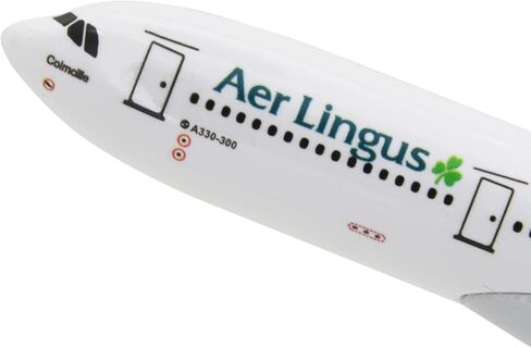 TANG DYNASTY 1:400 Air Bus A330-300 Ireland AER Lingus Metal Airplane Model Plane Toy Plane Model (Green) in Kuwait