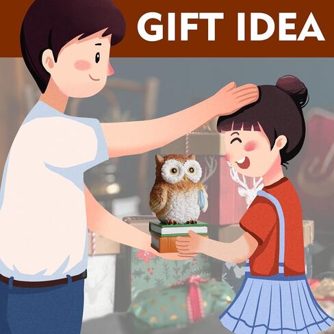 حصالة نقود شخصية على شكل بومة للاطفال من ماكويو، حصالة عملات معدنية للبنات والاولاد، هدايا عملية لعيد الميلاد، الكريسماس، ديكور المنزل، ديكور للدراسة، تماثيل حيوانات (بومة) in Kuwait