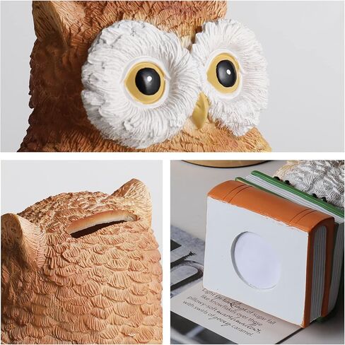 حصالة نقود شخصية على شكل بومة للاطفال من ماكويو، حصالة عملات معدنية للبنات والاولاد، هدايا عملية لعيد الميلاد، الكريسماس، ديكور المنزل، ديكور للدراسة، تماثيل حيوانات (بومة) in Kuwait