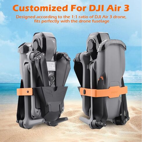 حامل المروحة zxbaers لـ DJI Air 3، واقي حزام حماية المراوح، مثبت شفرات المراوح لملحقات الطائرة بدون طيار DJI Air 3 in Kuwait