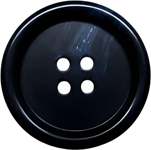 مجموعة ButtonMode Premium Suit Buttons المكونة من 16 قطعة تحتوي على 4 أزرار بقياس 20 مم (أكثر من 3/4 بوصة) للسترة الأمامية، و12 زرًا بقياس 15 مم (5/8 بوصة) لأكمام السترات والسراويل الرسمية، باللون الأزرق الداكن، و16 زرًا in Kuwait