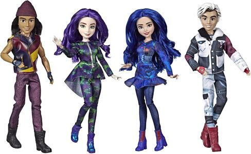 Disney Descendants 3 Isle of The Lost Collection 4 Pack Dolls in Saudi Arabia