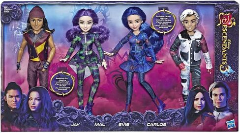 Disney Descendants 3 Isle of The Lost Collection 4 Pack Dolls in Saudi Arabia