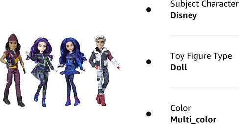 Disney Descendants 3 Isle of The Lost Collection 4 Pack Dolls in Saudi Arabia