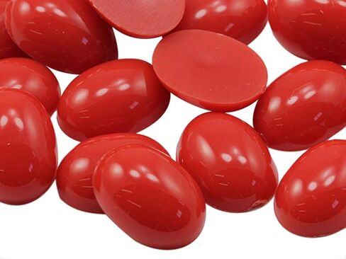 14x10 ملم ألوان متنوعة مسطحة الظهر بيضاوية أكريليك كبوشن أحجار الراين أحجار كريمة بلاستيكية زينة للحرف اليدوية والأزياء ودعوات البطاقات والمجوهرات والحفلات التنكرية - 120 قطعة in Kuwait