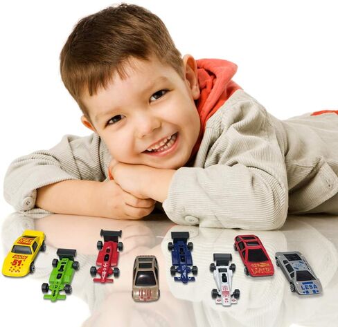 ارت كرييتيفيتي مجموعة العاب سيارات مصبوبة من 25 قطعة، سيارات سباق صغيرة متينة مصبوبة بتصميمات متنوعة، هدايا رائعة لحفلات اعياد الميلاد للاطفال، افضل هدية عيد ميلاد للاولاد والبنات in Kuwait