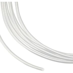 BENECREAT 18 Gague Pure Silver Sterling Wire, 999 Sterling Silver Wire 1.64 Feet Round Craft Wire for Wire Wrap Jewelry Making, Spool Project, Bracelets and Earrings