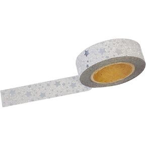 AllyDrew Washi Tapes Decorative Masking Tapes, Silver Glitter Hive in Kuwait