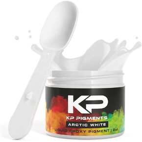 Epoxy Pigment Paste for Epoxy Resin, Tint/Pigment Paste with Spoon for Arts and Crafts, Jewelry, Resin Woodworking and More! (Arctic White) in Kuwait