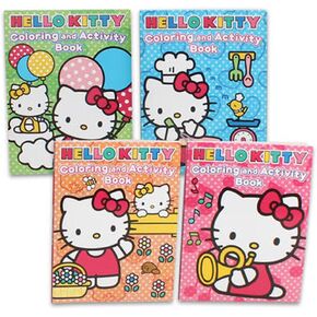 Hello Kitty Coloring Books Bundle (Set of 4)