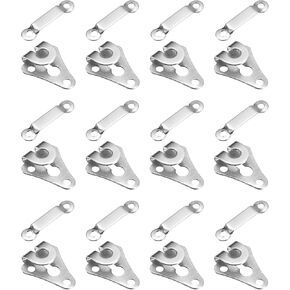 uxcell Sewing Hooks and Eyes Closure Set for Trousers, Stainless Steel Clothing