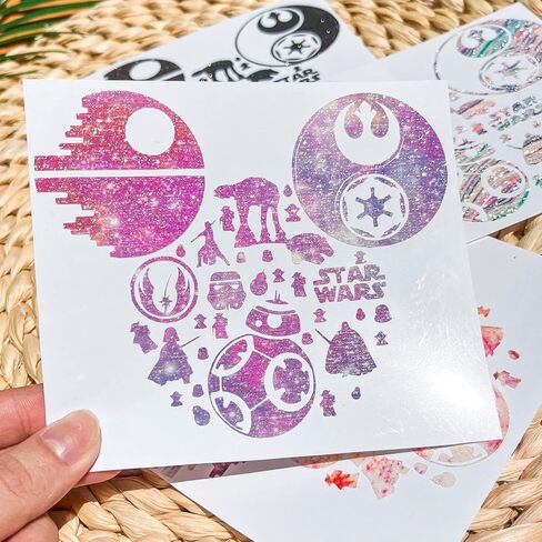 لفة الفينيل اللاصقة VINYL FROG - 12 بوصة × 8 قدم نمط مطبوع ناعم ممتاز مصنوع من الفينيل الدائم لتصميمات الأكواب، وسجلات القصاصات، والملصقات وغيرها من أدوات قطع الحرف اليدوية (أرجواني حالم) in Kuwait