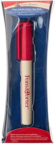 Fons & Porter Fabric Glue Stick, Blue Handle White Rubber Stamps in Saudi Arabia
