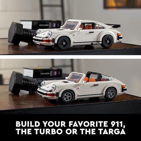 LEGO Icons Porsche 911 10295 Building Set, Collectible Turbo Targa, 2in1 Porsche Race Car Model Kit for Adults and Teens to Build, Gift Idea in Saudi Arabia