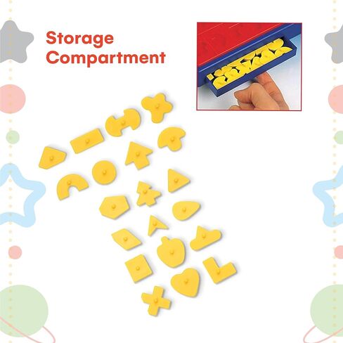 Winning Fingers Shape Toy Puzzle Game – Pop Up Board Game with Shape Puzzles - Two Players Concentration Games Puzzle Board Matching Game - Educational Toy for Kids 3 Years and Older in Saudi Arabia