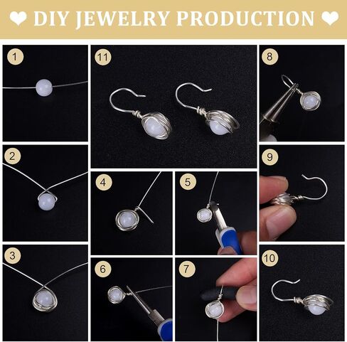 BENECREAT 18 Gague Pure Silver Sterling Wire, 999 Sterling Silver Wire 1.64 Feet Round Craft Wire for Wire Wrap Jewelry Making, Spool Project, Bracelets and Earrings in Saudi Arabia
