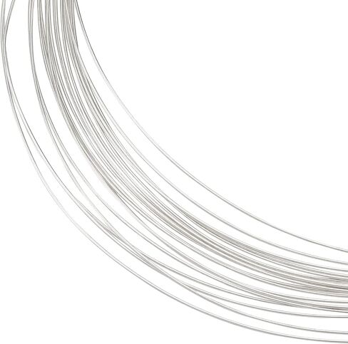 BENECREAT 18 Gague Pure Silver Sterling Wire, 999 Sterling Silver Wire 1.64 Feet Round Craft Wire for Wire Wrap Jewelry Making, Spool Project, Bracelets and Earrings in Saudi Arabia