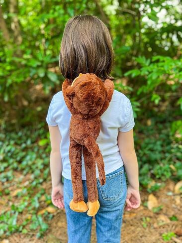 لعبة إيدجوود تويز حيوان محشو على شكل قرد أسود معلق مقاس 60.96 سم - لعبة قرد قطيفة ذات ملمس ناعم للغاية للأطفال - الأيدي والأقدام متصلة معًا - أحضر هذه القرود المشهورة إلى المنزل للأولاد والبنات من سن 3 سنوات فما فوق in Kuwait