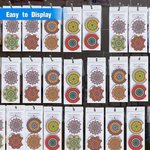 مجموعة 400 قطعة من قواعد الأكواب الفارغة للسيارات، 200 قطعة من قواعد الأكواب الفارغة مقاس 2.75 بوصة، 100 كيس ذاتي اللصق، 100 بطاقة عرض قواعد أكواب السيارة للتسامي الحراري للحرف اليدوية اليدوية in Kuwait