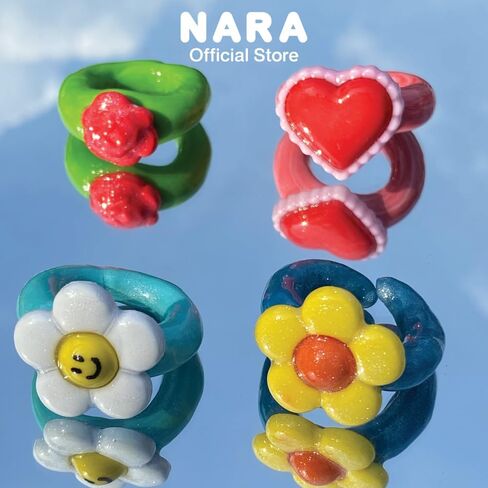 طين الخبز البوليمر من نارا، 12 لونًا متنوعًا، 12 قالبًا، 300 جرام (0.66 رطل) in Kuwait