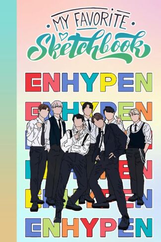 En.hypen Sketch Book for Fan Teen Kid Men Women: En.hypen Notebook for Drawing Art | Blank Pages Sketchbook for Drawing Sketching and Notes | Perfect ... Work Office, Home, School, Event | 6x9 inches in Saudi Arabia