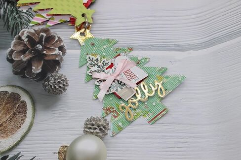 KSCRAFT Christmas Tree Mini Album Metal Cutting Dies Stencils for DIY Scrapbooking Decorative Embossing DIY Paper Card in Saudi Arabia