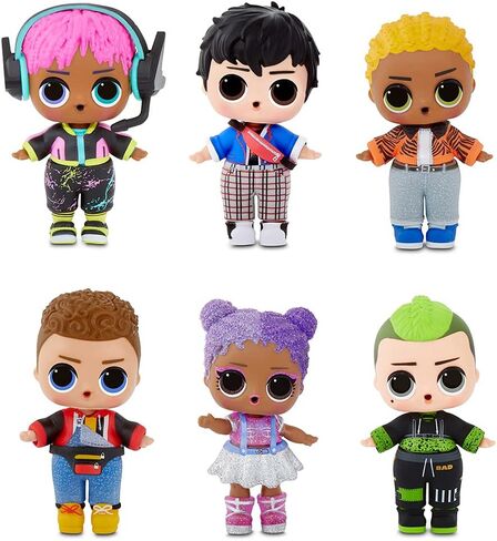 L.O.L. Surprise! LOL Surprise Boys Arcade Heroes Action Figure Doll with 15 Surprises Including Hero Suit and Boy Doll or Ultra-Rare Girl Doll, Shoes, Accessories, Trading Card | Kids Age 4-15 Years in Saudi Arabia
