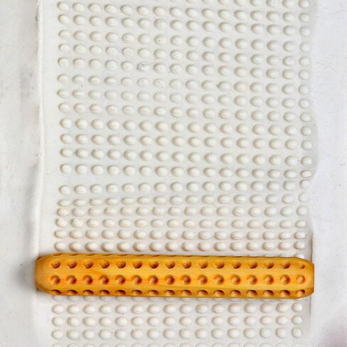MKM Pottery Tools Wood Hand Rollers for Clay (HR-42 (Laura's Flora)) in Saudi Arabia