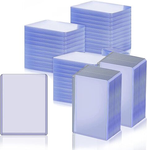 Card Holder 50 Pcs Hard Plastic Card Sleeves, 3 x 4 Inch for Baseball Cards, Sports Cards, Game Card Trading Card, Protective PVC Material in Saudi Arabia